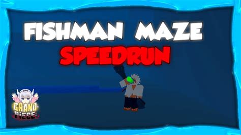 (GPO) Fishman Maze Speedrun | Grand Piece Online - YouTube