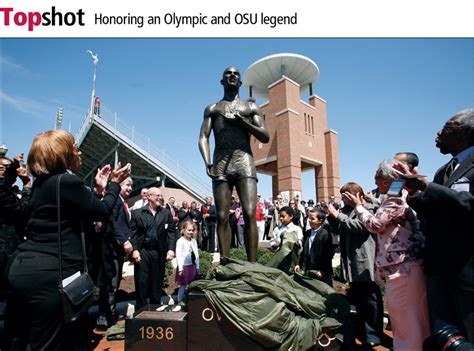 Jesse Owens statue is revealed at Ohio State University | Jesse owens ...