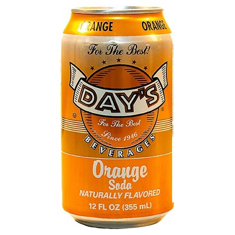 Day's Orange Soda, 355 ml, 12 count