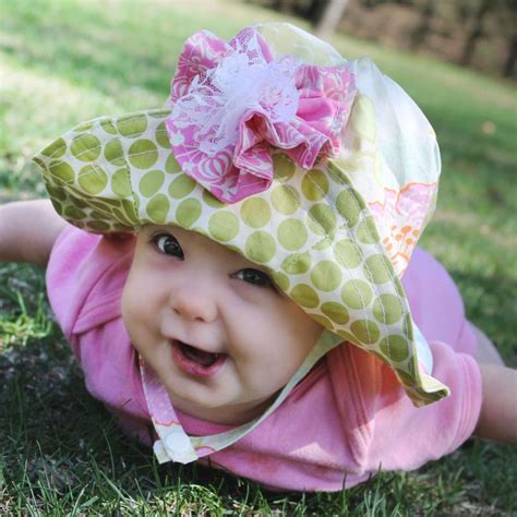 Sun Hat for All ages! 12 sizes included! | Baby center, Baby sun hat, Baby sewing