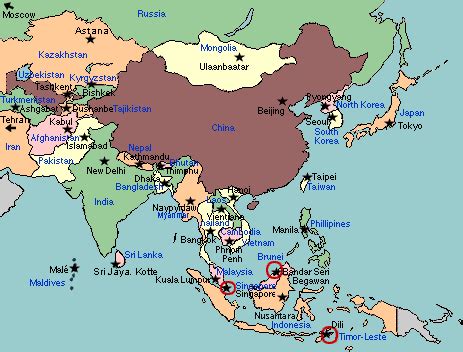 Test your geography knowledge - East Asia: CAPITALS | Lizard Point Quizzes