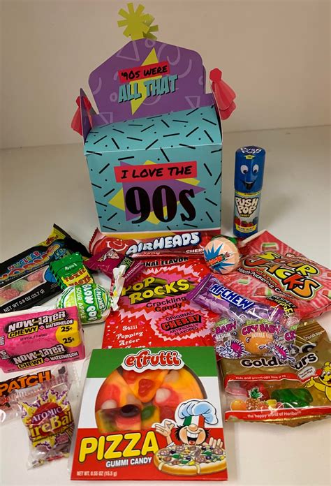 1990's Candy Filled Decade Gift Box - Etsy