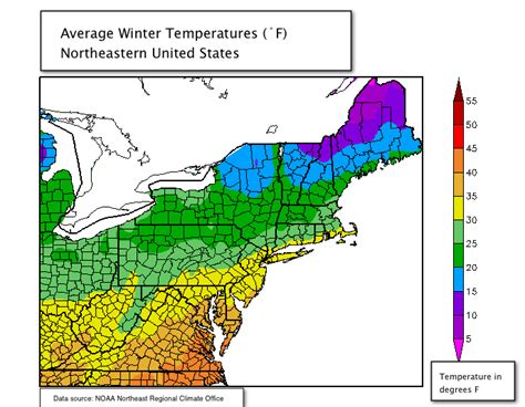 Northeast Regional Climate map 2