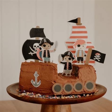 Pirate Ship Edible Image Set | Bake Believe