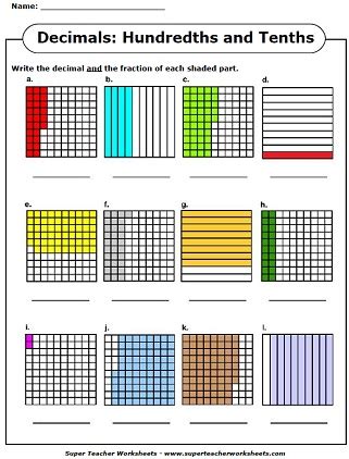 Decimal Worksheets