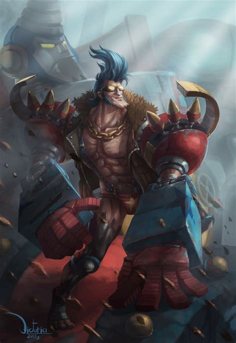 ArtStation - Fan Art Cyborg Franky (anime One-piece), Victoria Tretyakova | One piece manga ...