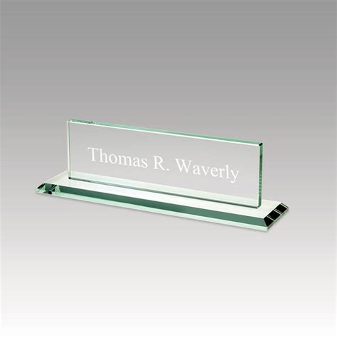 Plaques & Signs Business Personalised Desk Name Plate Custom Engraved ...