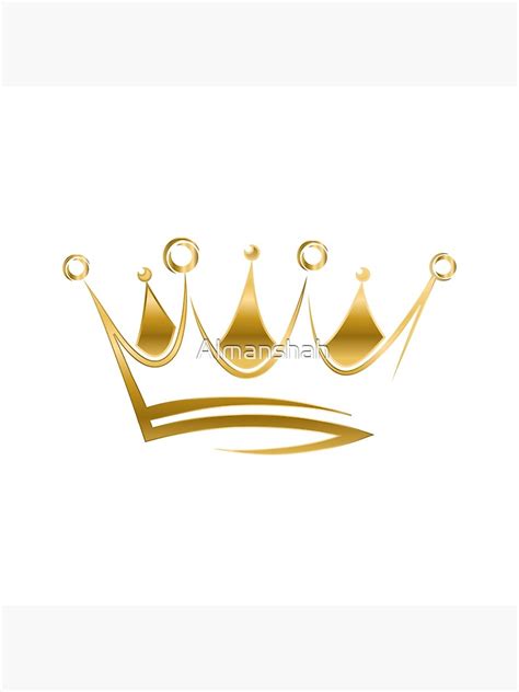 "Golden crown vector" Poster for Sale by Almanshah | Redbubble