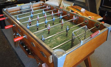 Vintage French Foosball Game Table at 1stdibs