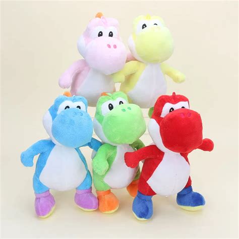 Aliexpress.com : Buy EMS 200pcs/lot 25cm Super Mario Yoshi Plush Toys Stuffed Doll Super Mario ...