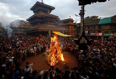 Nepal Travel Blog: Ghantakarna festival in Bhaktapur Nepal