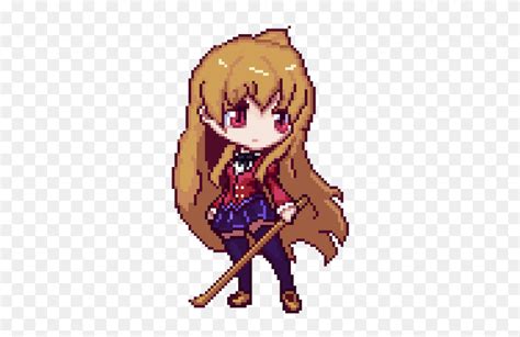 Anime Pixel Art Png Clipart (#5428589) - PinClipart