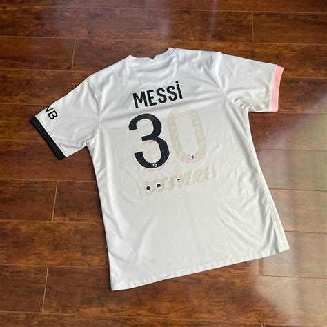 Nike PSG Messi Soccer Jersey SIZE L Back number... - Depop