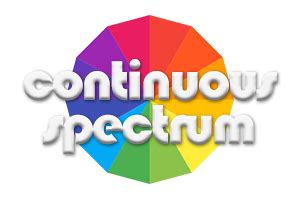 Continuous Spectrum Vs Line Spectrum - Continuous Spectrum