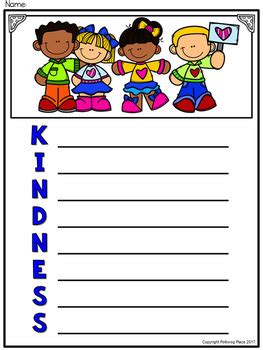 Promoting Kindness Acrostic Poems by Polliwog Place | TpT