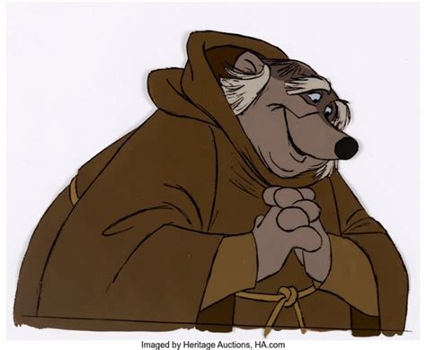 Robin Hood Friar Tuck Production Cel Walt Disney, 1973 by Walt Disney ...