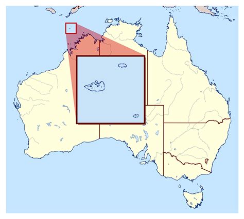 Large location map of Ashmore and Cartier Islands in Australia | Ashmore and Cartier Islands ...