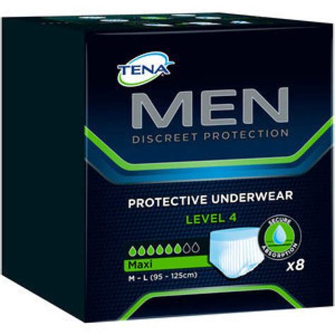 Tena Men Discreet Protection Mens Incontinence Underwear Pants Level 4 ...