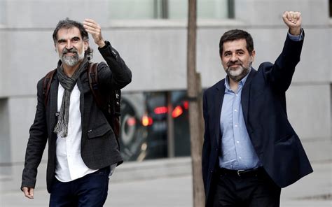 Two Catalan independence leaders taken into custody by Spanish national ...