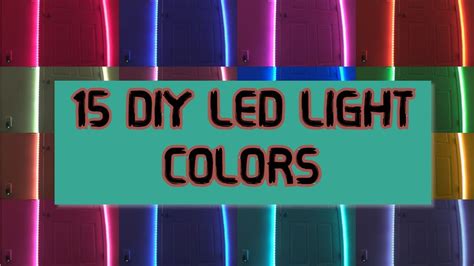 15 DIY LED Light Colors | atelier-yuwa.ciao.jp