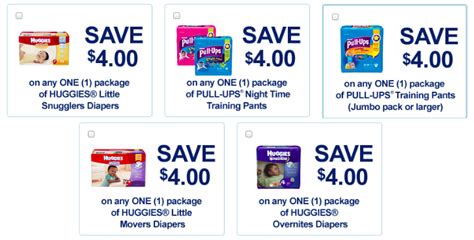 *HOT* $4/1 Huggies Diapers & Pull-Ups Coupons