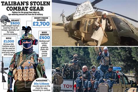 Taliban militants steal £62BILLION worth of helicopters, armoured vehicles and weapons after ...