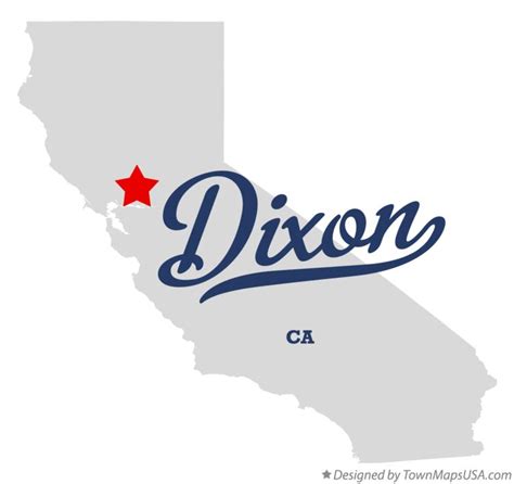 Map of Dixon, CA, California