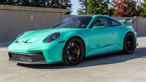 Mint Green 2022 Porsche 911 GT3 Turns Heads And Pockets At BaT Auction ...