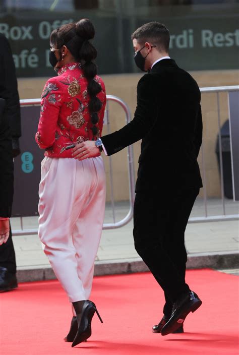 PRIYANKA CHOPRA and Nick Jonas Arrives at 2021 British Academy Film ...