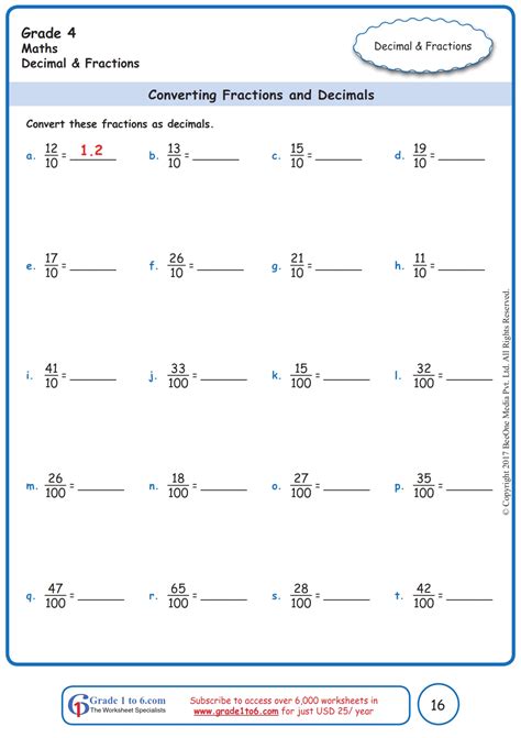 Fdp Conversion Worksheet / Fractions Decimals Percentages Teachit Maths / Fractions, decimals ...