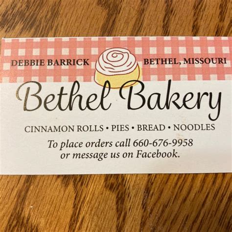 Bethel Bakery | Bethel MO