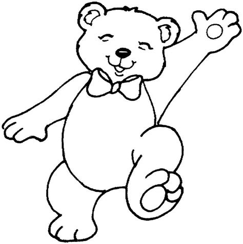 Free Printable Teddy Bear Coloring Pages For Kids