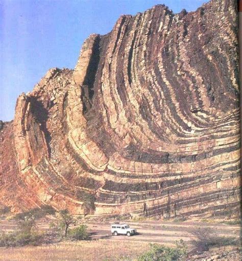 Geologic Folds in the Lower Ugab valley in Namibia. Read more at http://www.geologyin.com/2016 ...