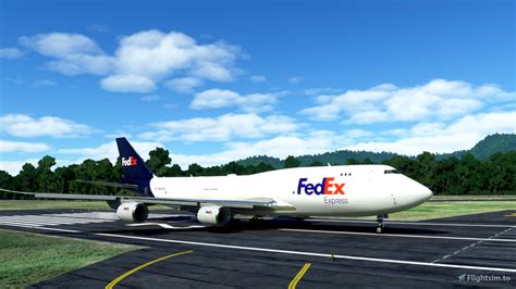 Boeing 747-8 BCF Fedex Cargo 4K [No mirroring] for Microsoft Flight Simulator | MSFS