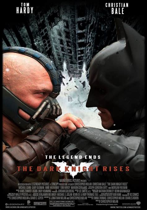 The Dark Knight Rises Poster by Aswad Carteles Posters