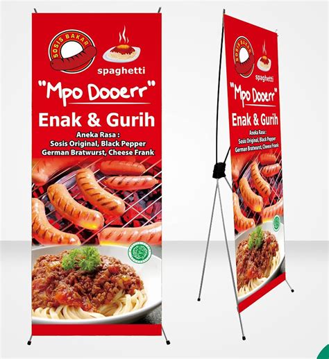 Contoh Desain X Banner Makanan Jogja Bay Maps - IMAGESEE