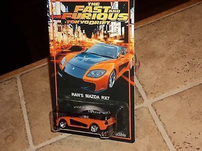 CUSTOM HOT WHEELS Fast Furious Tokyo Drift HAN'S MAZDA RX7 MOVIE CAR DIE CAST | #489629139