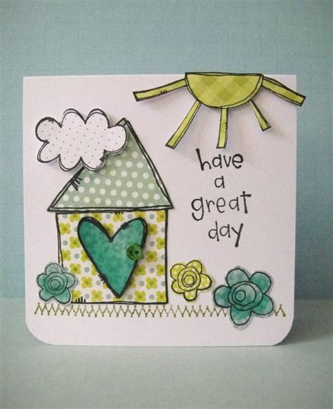 Card by Donna Mikasa (092711) | Card craft, Stamped cards, Creative cards