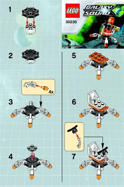 LEGO Mini Mech Set 30230 Instructions Viewer | Brick Owl - LEGO Marketplace | Custom lego, Lego ...