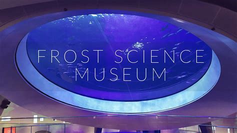 Frost Science Museum Aquarium in Miami - YouTube