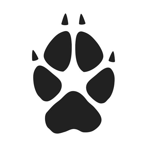 Fox Track, Fox Paw SVG Instant Download, SVG, PNG, Eps, Dxf, Jpg ...