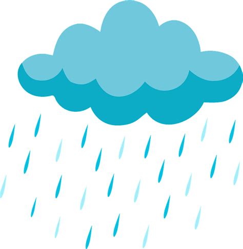 Rain clipart transparent background 7 - Clipart World