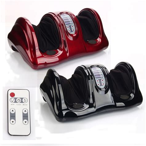 Shiatsu Foot Massager Kneading and Rolling Leg Calf Ankle w/Remote Black/Red | Wish