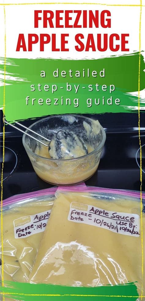 Can You Freeze Apple Sauce? - Mranimal Farm | Freezing apples, Can you ...