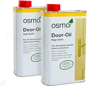 Osmo Door Oil Clear - 1 Litre - Satin or Raw Finish (3060 Clear Satin ...