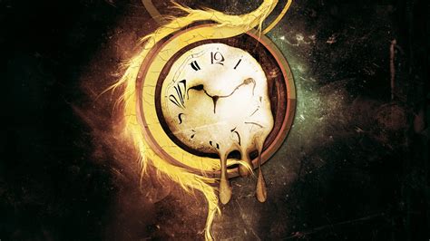 Clock painting, anime, melting, clocks, grunge HD wallpaper | Wallpaper Flare