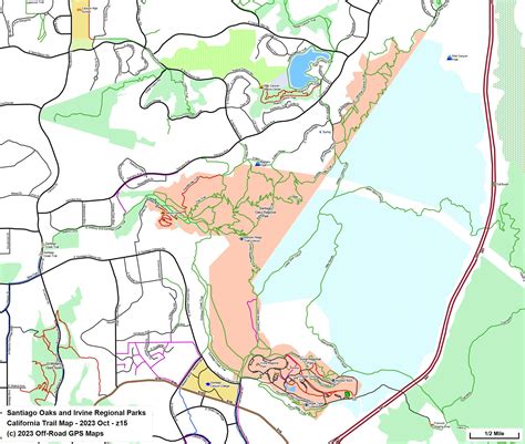 Irvine Regional Park - California Trail Map