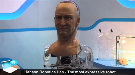 Hanson Robotics Han the most expressive robot in the world - YouTube