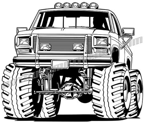 mud truck clipart | Classic trucks, Mud trucks, Trucks