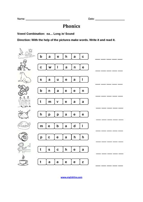 Englishlinx.com | Phonics Worksheets